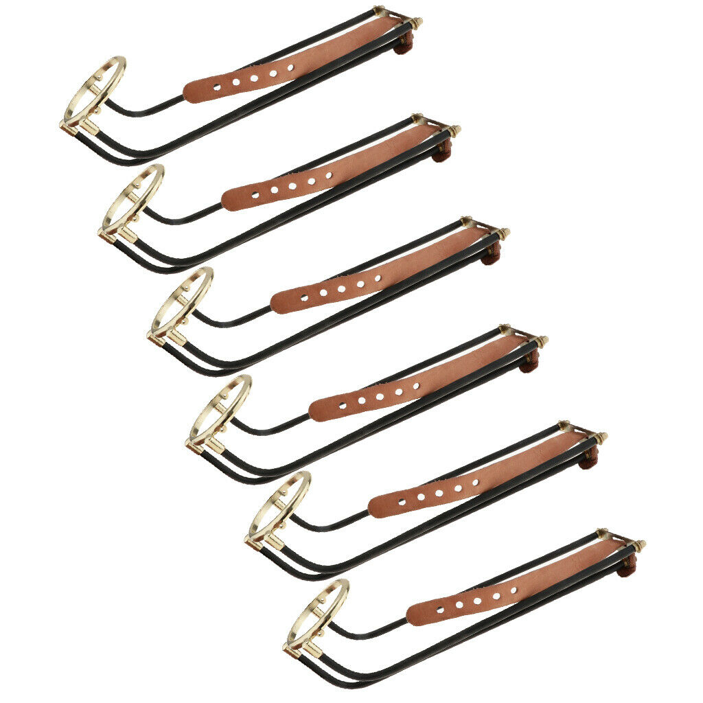 6Pcs Pool Billiard Table Metal Pocket Rail Snooker Replacement Supplies