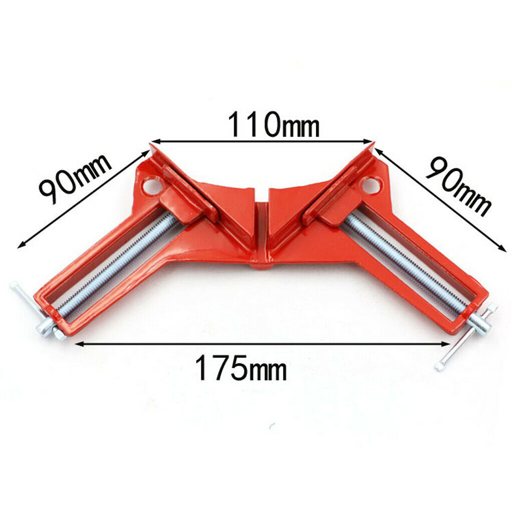 4X Woodworking Tool 90Degree Right Angle Picture Frame Corner Clamp Holder