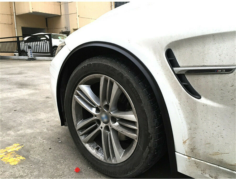 2Pc Fender Flares Wheel Protector rubber Lip Trim Protective 150cm  for all Car