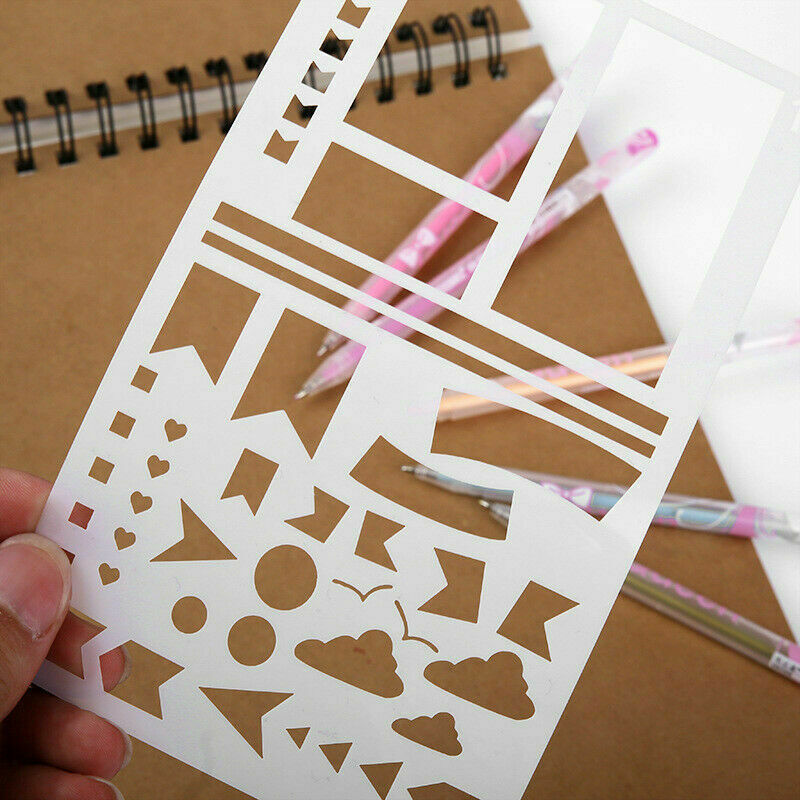 20pcs Bullet Journal Stencil Set Plastic Planner DIY Drawing Template Diary