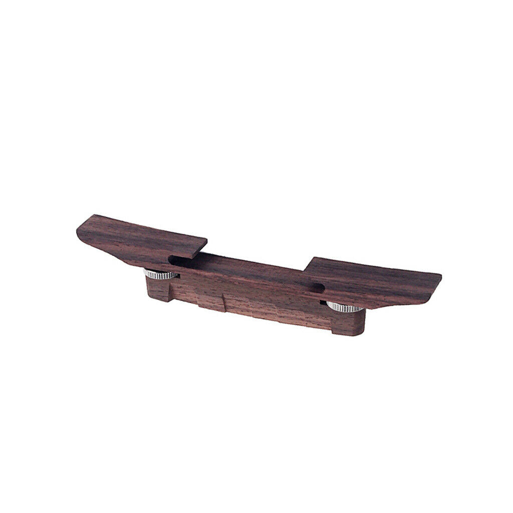 Archtop Jazz Guitar Bridge with Carved Select Saddle, Rosewood