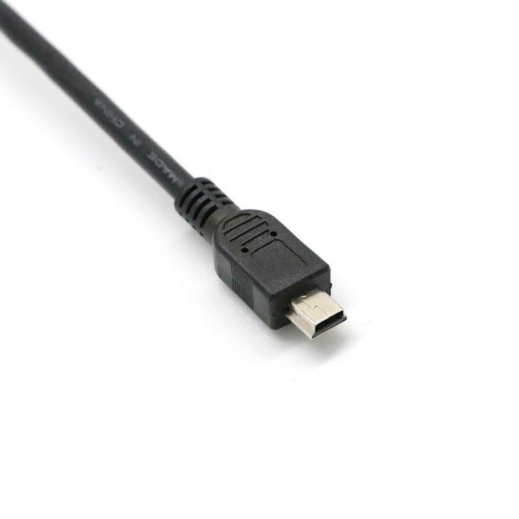 USB 2.0 A Male to Mini B 5 Pins Male Line Data Sync High Speed Charging Cord