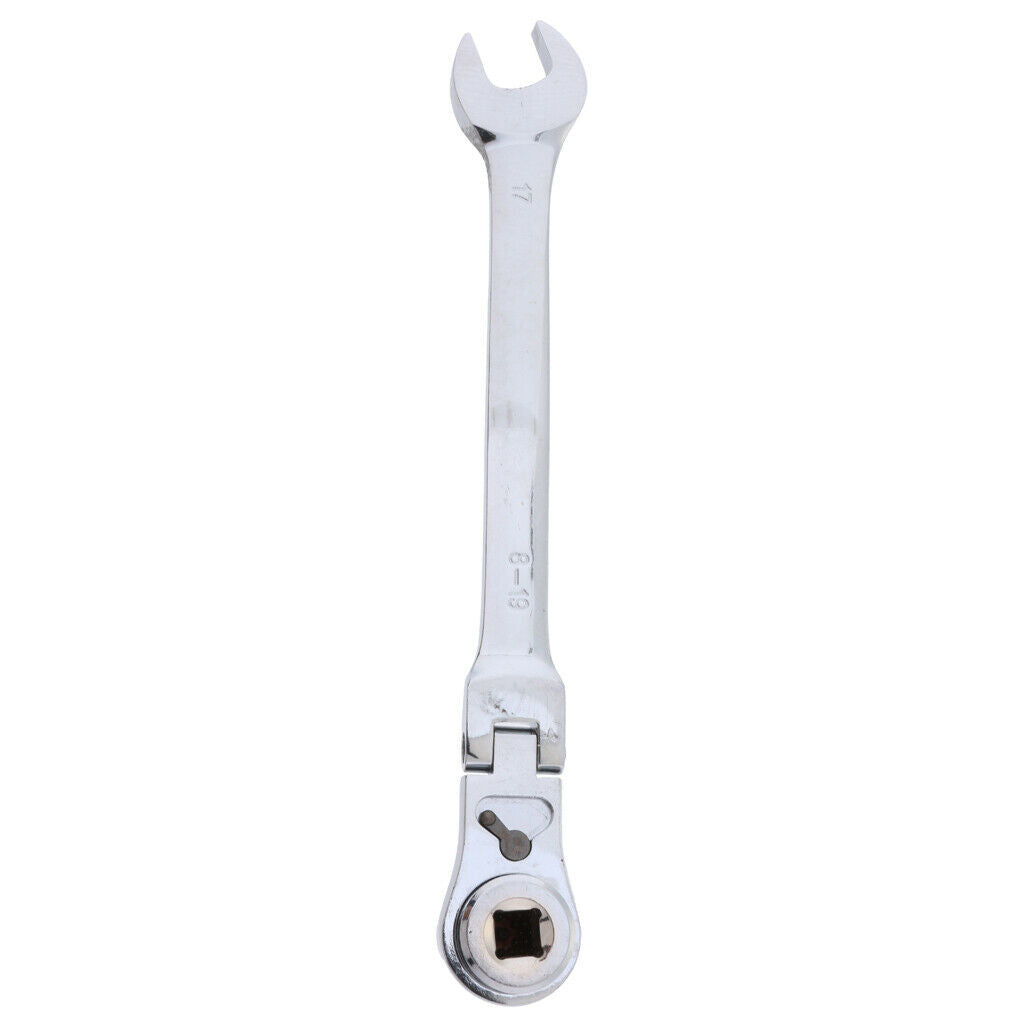 Universal 8-19mm Flex-Head Metric Combination Ratcheting Wrench Hand Tools FOR