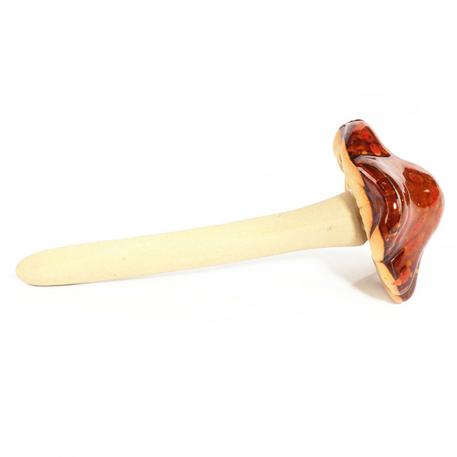 Small Ceramic Mushrooms Garden Decor Pottery Ornament for Fairy Garden