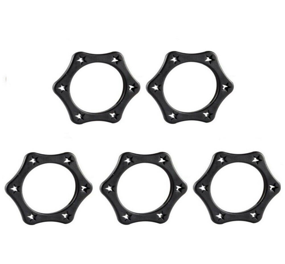 Black Plastics Mic Anti-rolling Protection Ring for Shure Vocal Microphones