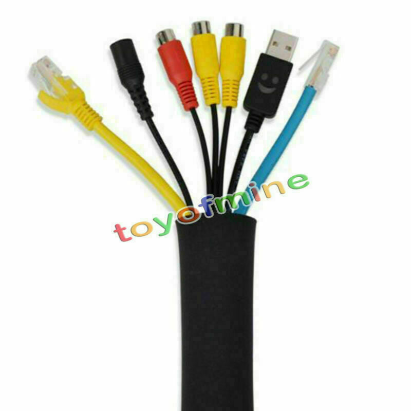 New Cable Manager Cable Wire Management Neoprene Sleeve 20'' x 4 Packs protector