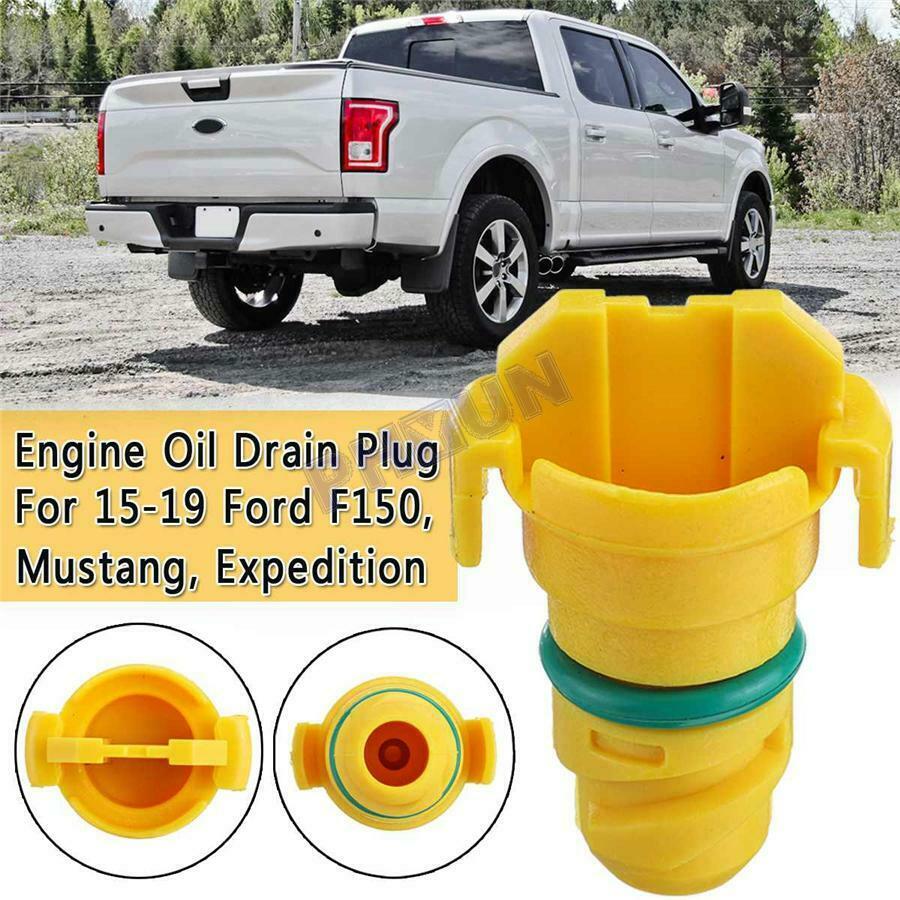 For Ford F150 Mustang Expedition Engine Oil Drain Plug Screw Yellow # KX6Z6730B