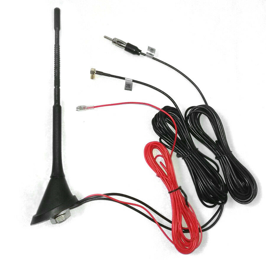 Automobile Roof Mounted Combined FM + DAB Antenna Built-in Amplifier Active SMB