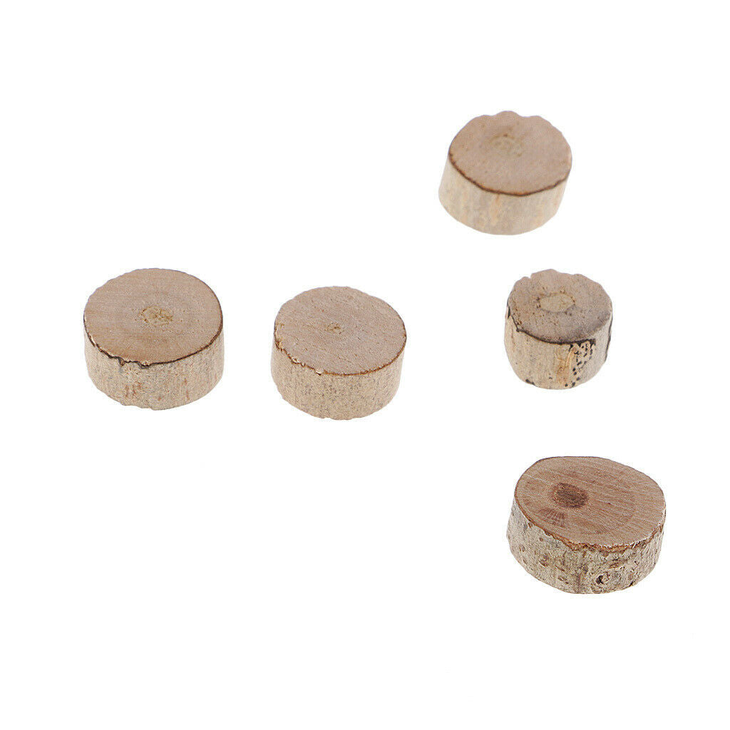 100pc Rustic Wood Log Slices Discs and 60pcs Wooden Number for Wedding Decor