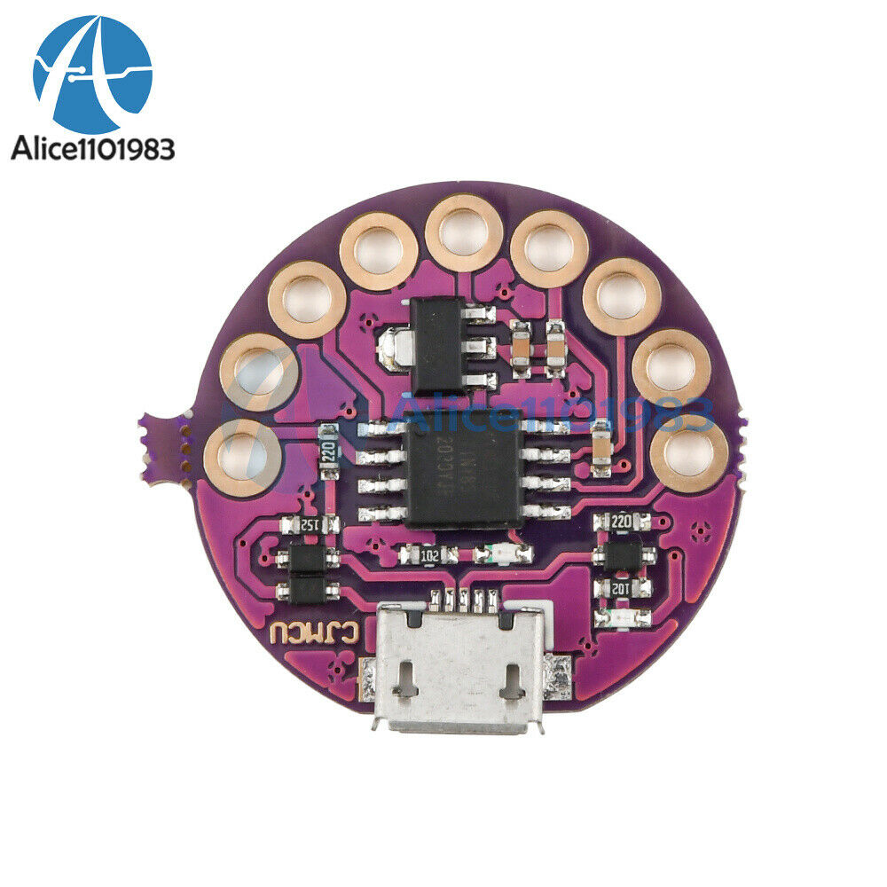 Micro USB LilyTiny LilyPad ATtiny85 Development Board Wearable Module Arduino