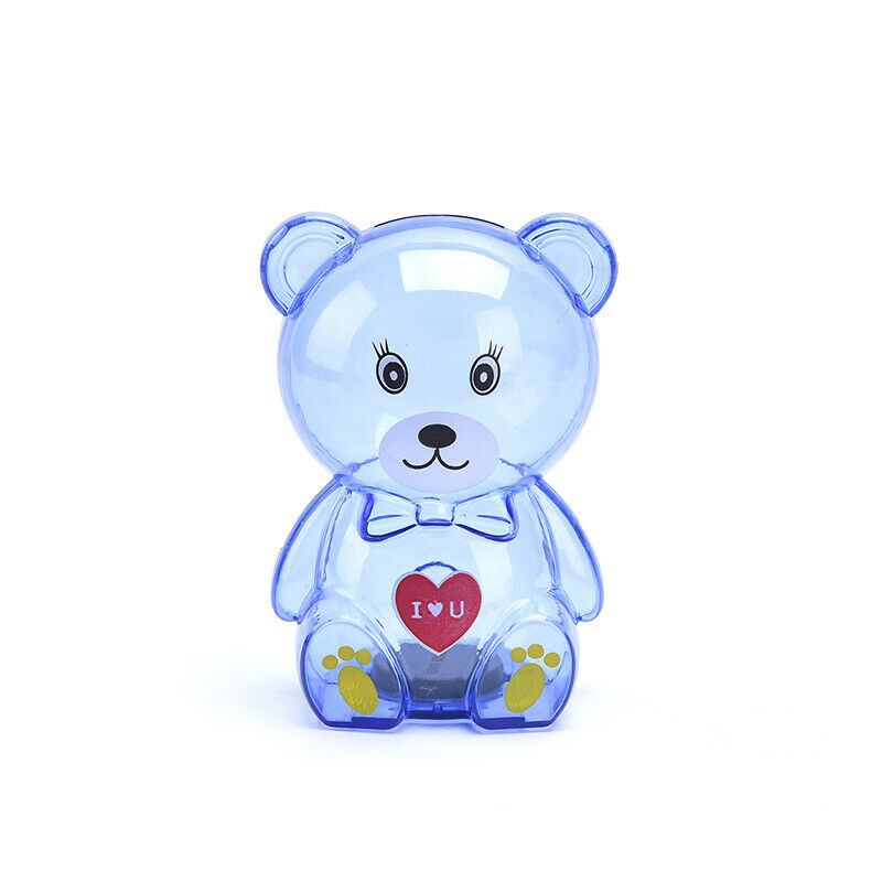 Cartoon Bear Money Boxes Kid Student Piggy Bank Transparent style Saving .l8
