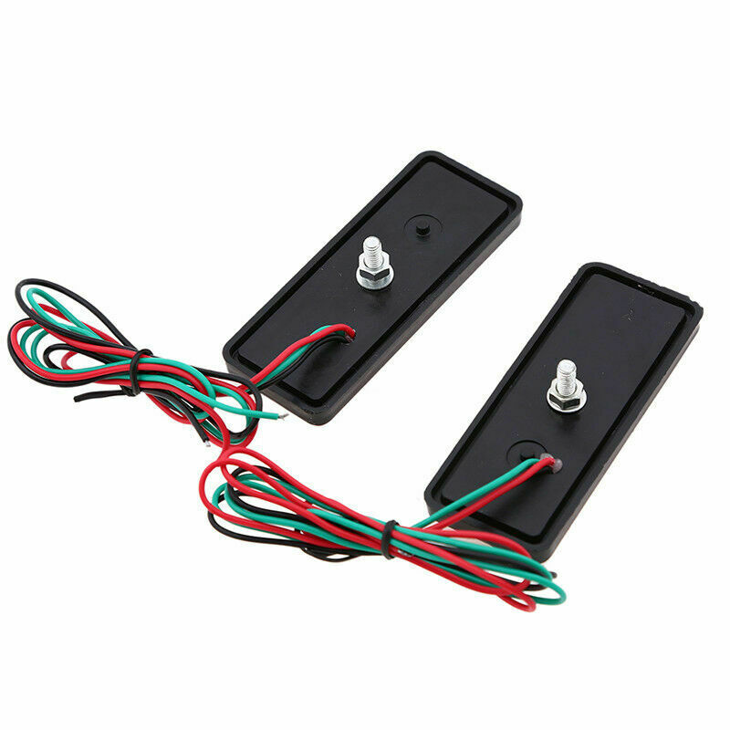 Motorcycle LED Light Rectangle Reflector Tail Brake Marker Trailer Universal