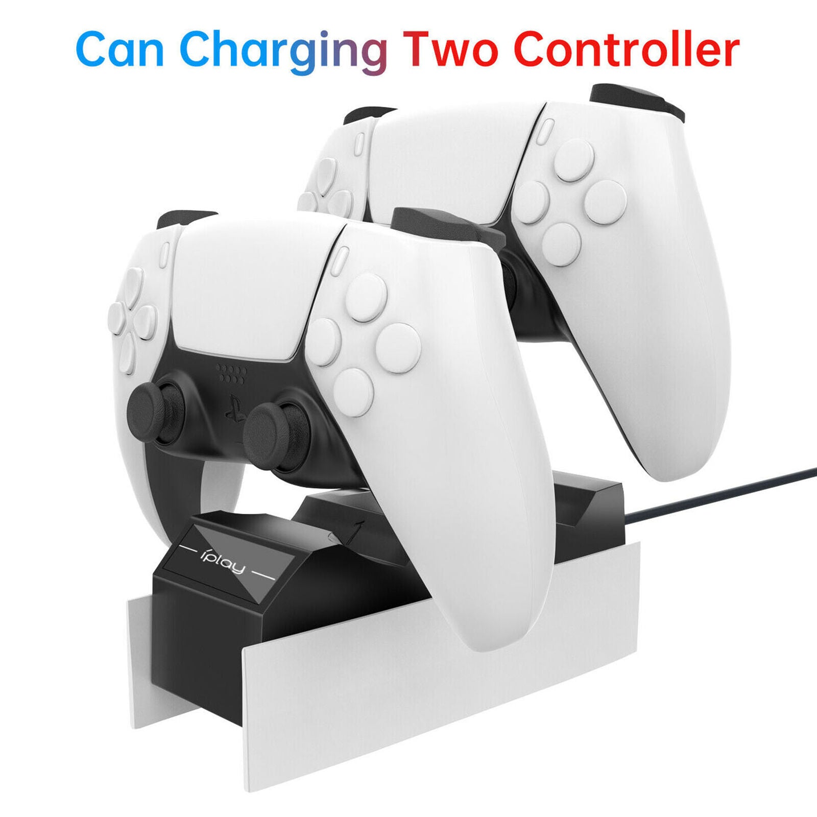 For PlayStation 5 Dualsense Controller PS5 Fast Charging Station Dock Stand