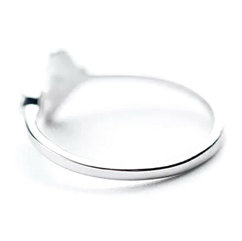 Adjustable Mermaid Tail Open Ring Simple Lovely Fashion Jewelry for Women Gi Rf