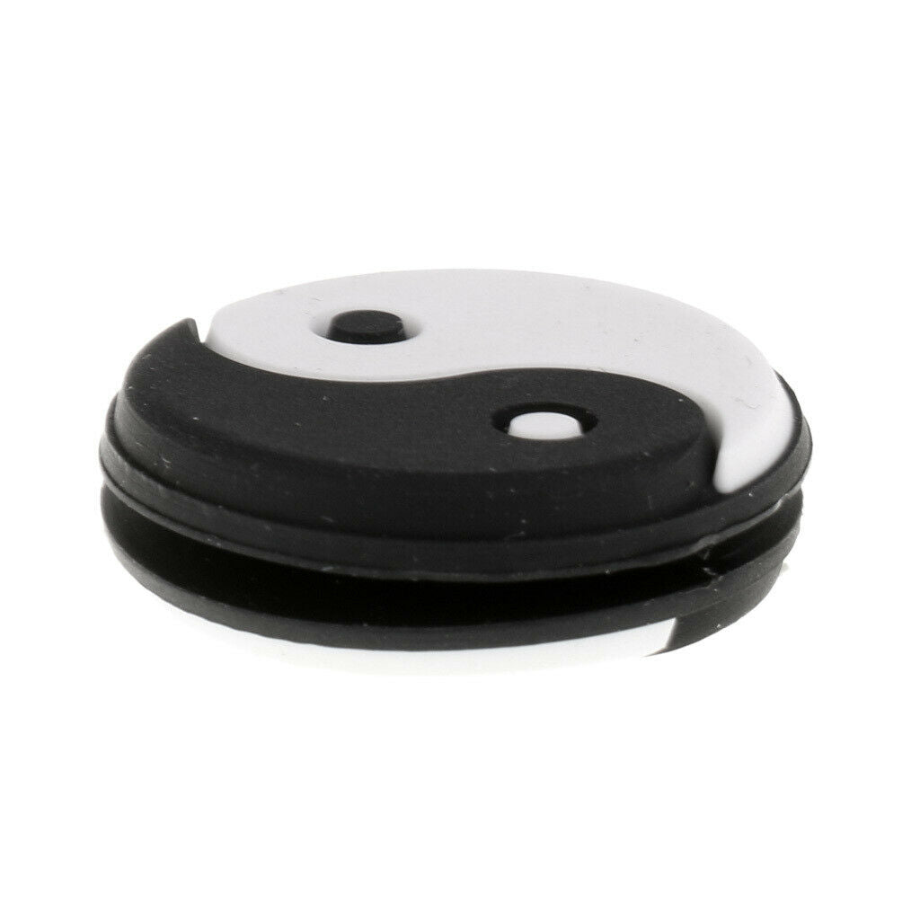 12Pieces/Set Yin Yang Tennis Racquet Vibration Dampener Shock Absorber Damper