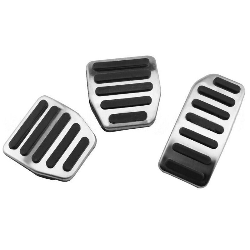 Manual NO DRILL Gas Brake Clutch Pedal Pad Cover Fit for Volvo S60 V60 S80 New