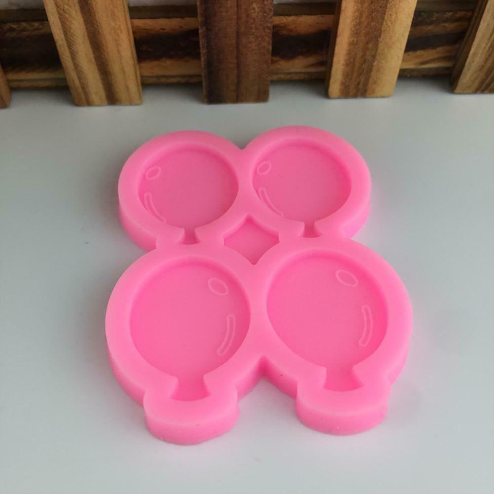 Candy Clay Fondant Tool Balloon Shapes Lollipop Birthday Silicone Molds hot