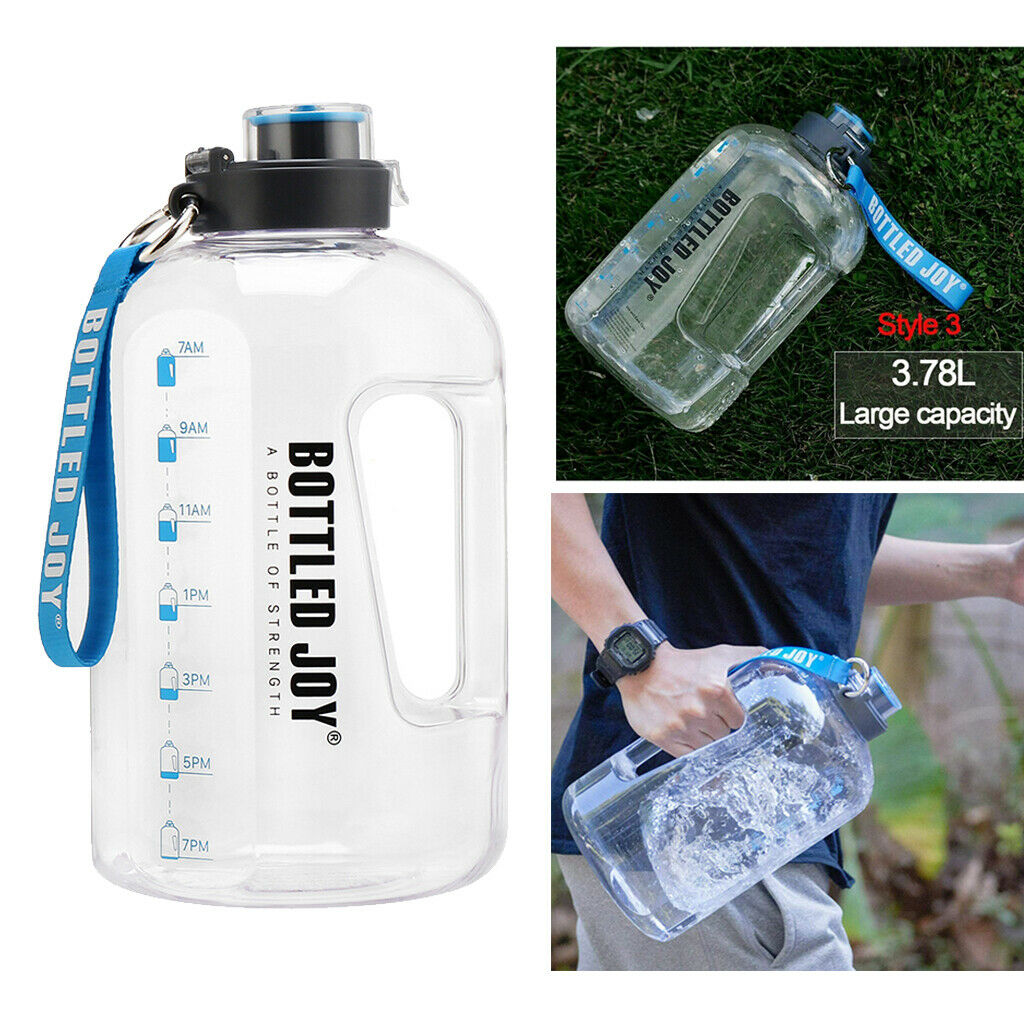 Pack of 2 Water Bottle with Motivational Leak-Proof Big Jug for Gym Camp