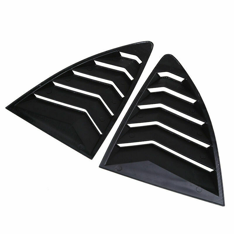 Carbon Fiber Look Left Right Side Window Louver Cover For Subaru BRZ 2012-2021