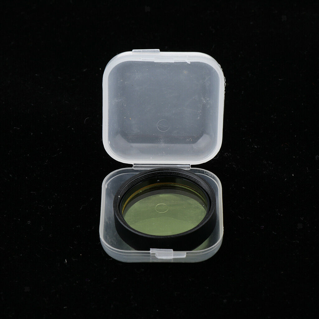 Telescope Eyepiece Lens Filter Yellow 1.25"/31.7mm For  Planet Sky