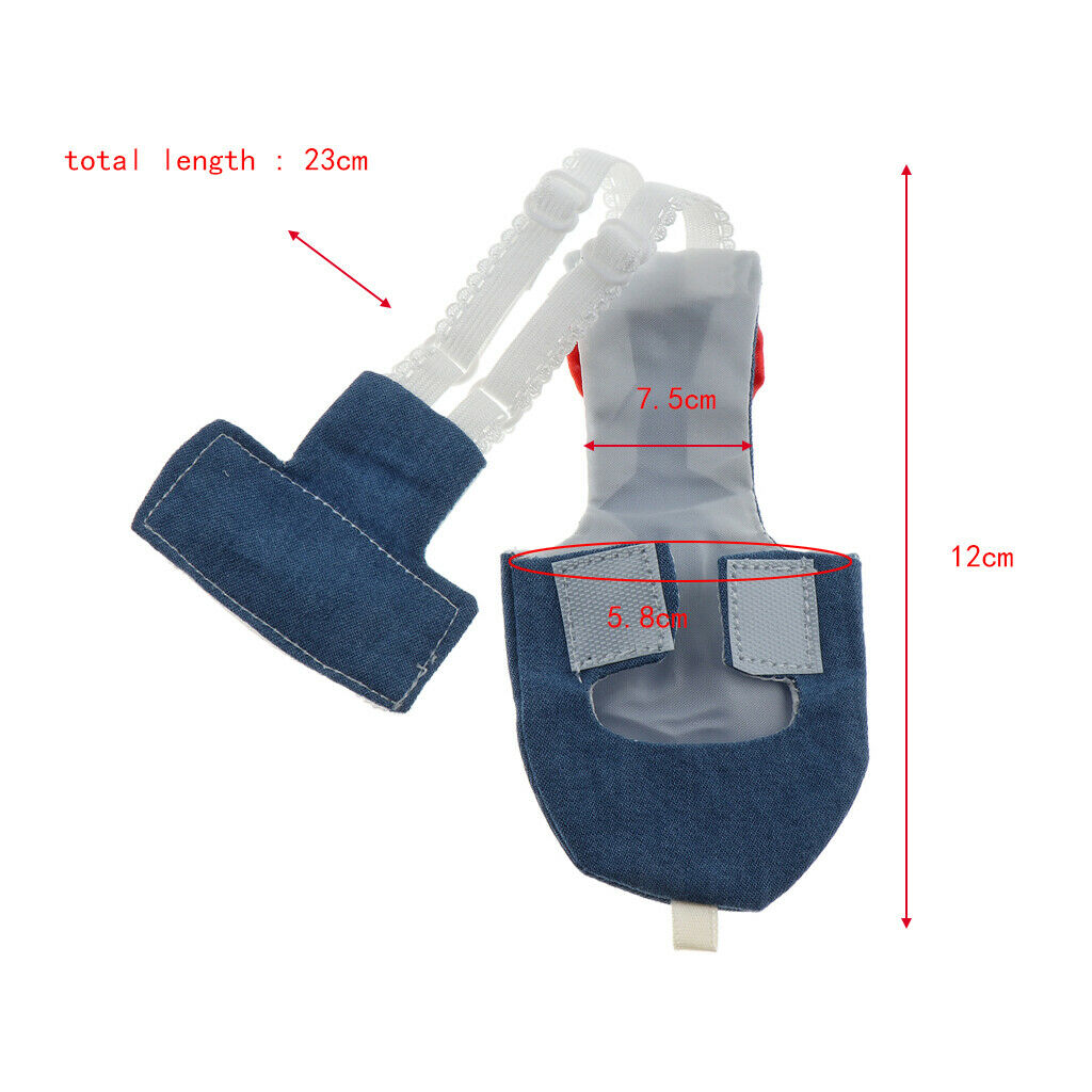 3pcs Birds Parrot Soft Diaper Nappies Washable for Medium Parrots Finches