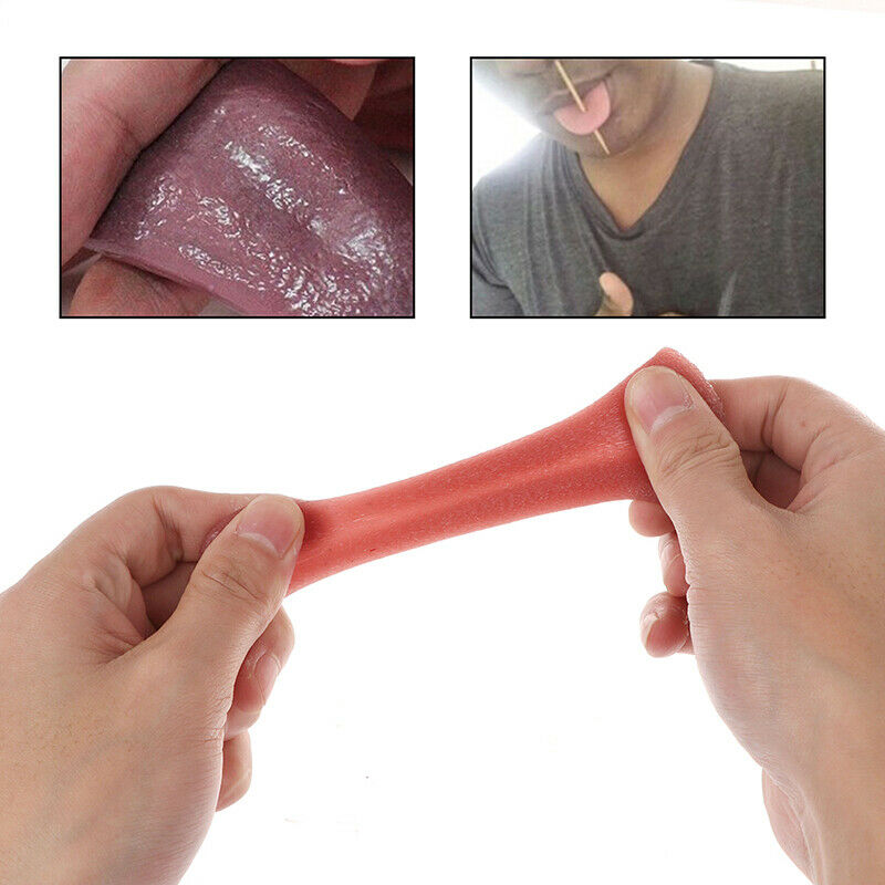 1pc horror funny tricks whole person false simulation tongue decompressio.l8