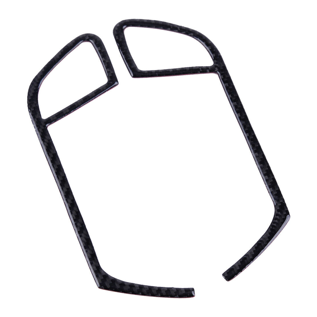 Inner Door Handle Bowl Cover Frame Fit For Audi A4 B8 A5 10-16 Carbon Fiber as