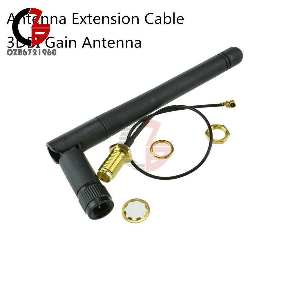 10PCS 2.4G Wireless SMA Antenna 2dB 2.5dB Gain for NRF24L01+ PA CC2500 Module