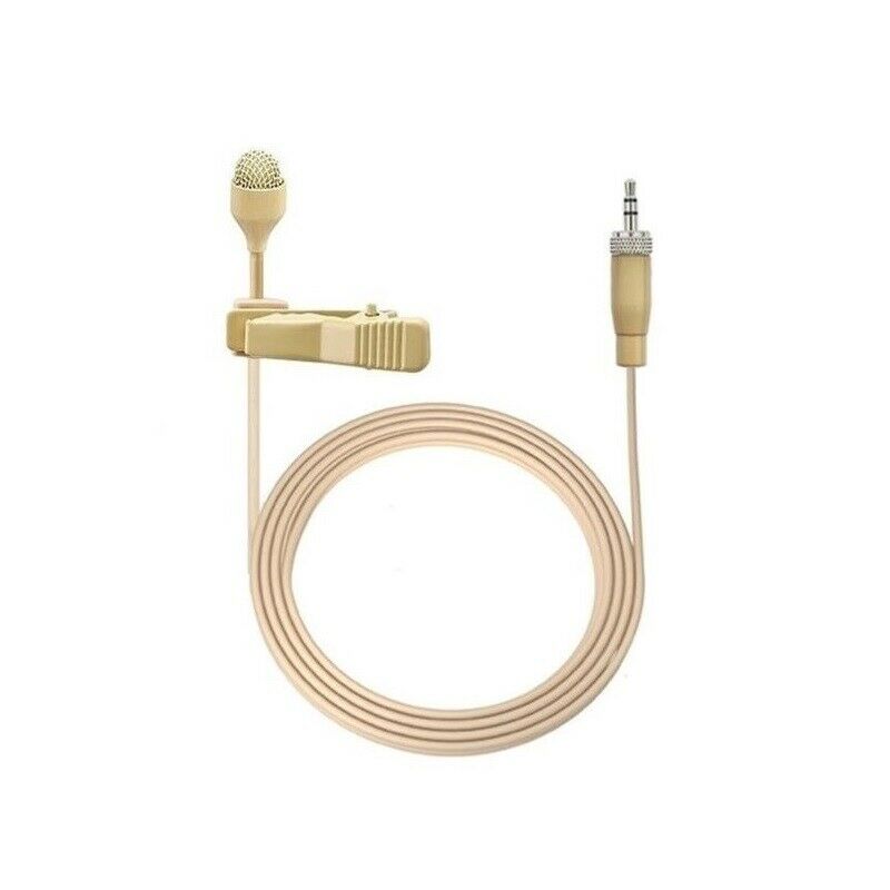 Professional Nude Lavalier Microphone For Sennheiser Earphones with 1/8" TRS Plu