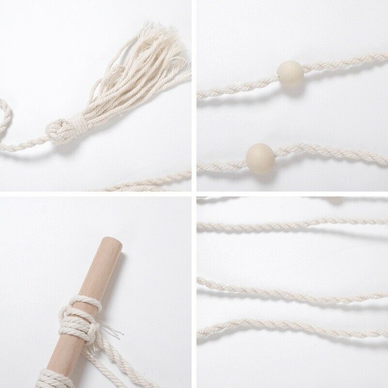 Clip Photo Macrame Wall Hanging Tapestry Nordic Chic Tassel Tapestry Home LiW3C4