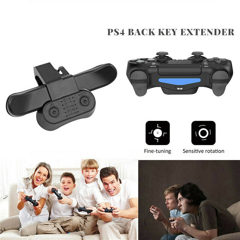 For PlayStation 4 PS4 Controller Adapter Gamepad Extender Back Button Turbo key