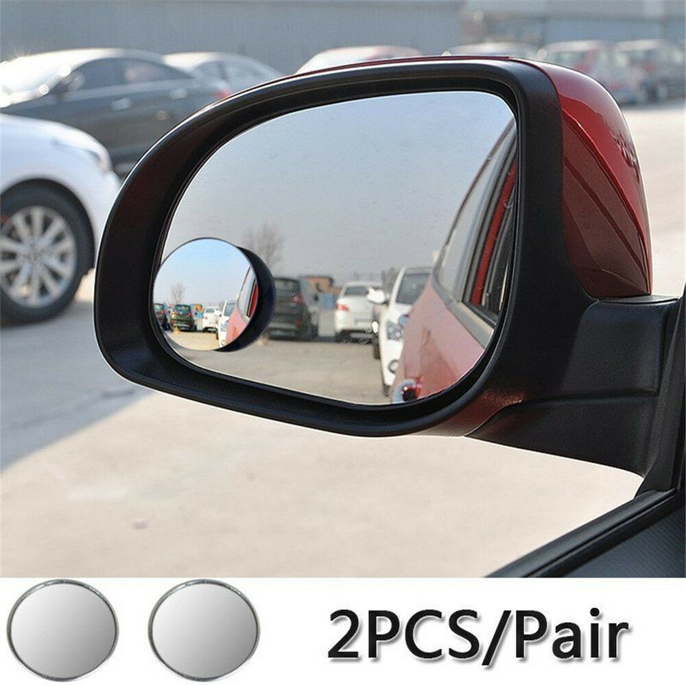 2 Car Rearview Blind Spot Side Rear View Mirror Convex Wide Angle Adjustable US