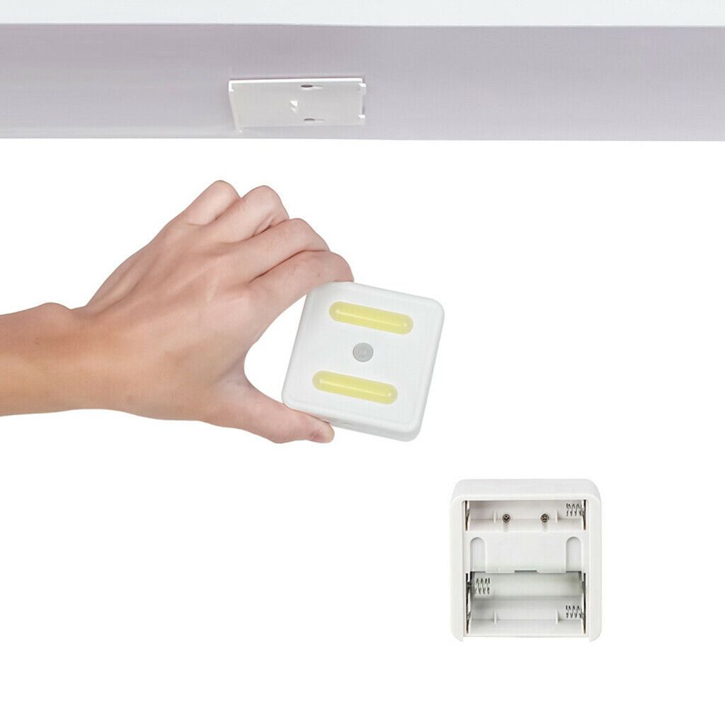 3V Battery Operated LED Light Motion Sensor Cabinet Night Light for Bathroom