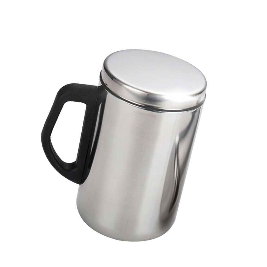 2Pcs Stainless Steel Outdoor Heated Hot Water Kettle Cup Tool