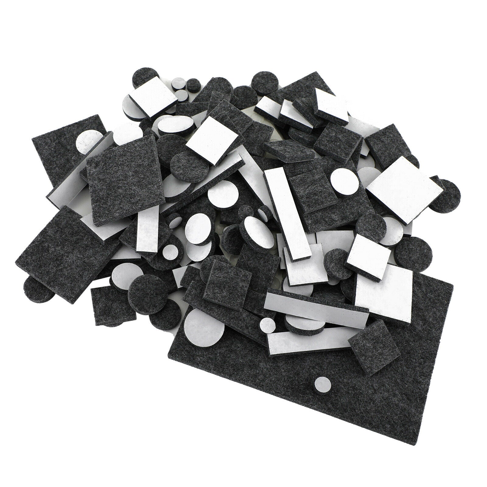 219Pcs Furniture Pads Chair Leg Floor Protectors Felt Pads Hardwood Floors Gray
