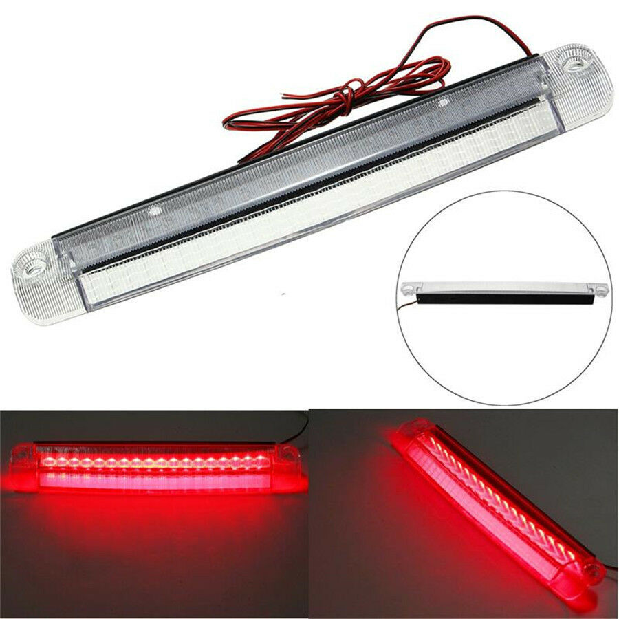 12V Car Modified Super Bright 18 LED Bulbs Tail Brake Stop Red Light Strip Lamp