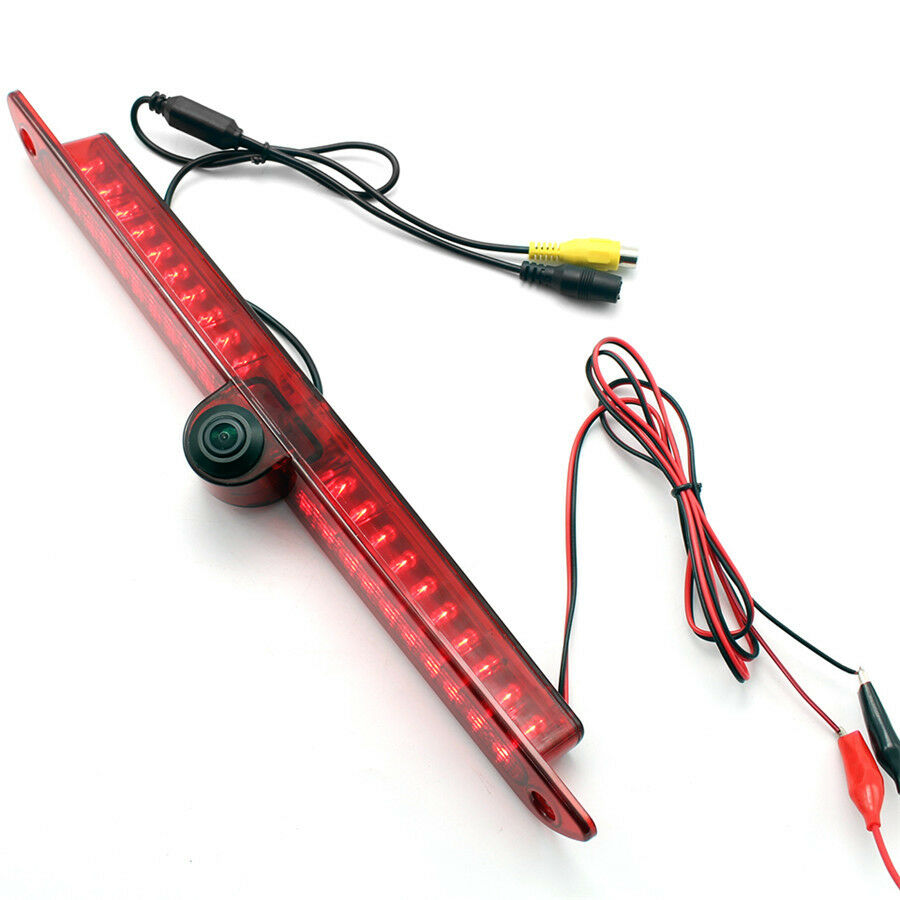 2 In 1 Car Reversing Rear View Camera+ LED Brake Light For Benz Sprinter 07-15