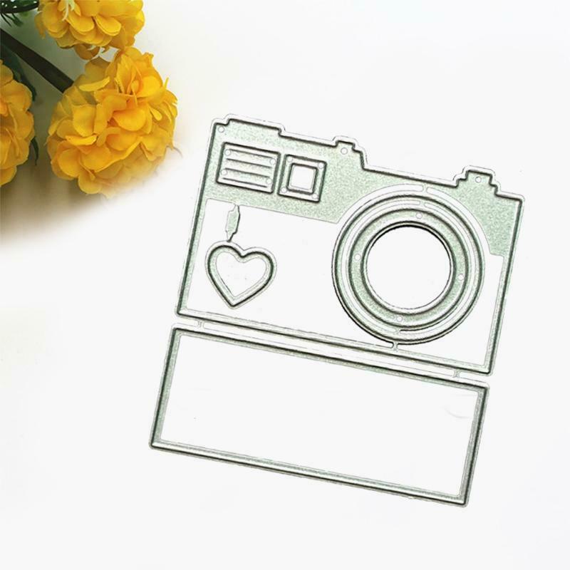 Camera Metal Cutting Dies Stencil DIY Scrapbooking Album Paper Card Template