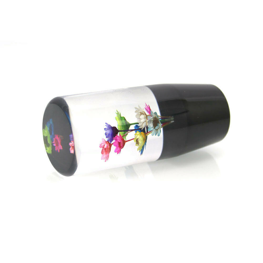 Manual Gear Stick Shifter Knob JDM 10CM Real Flowers Shift Knob Shift Head