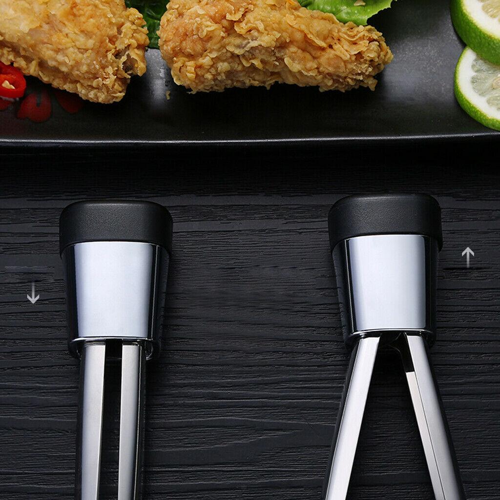 Premium Stainless Steel Metal Kitchen Tongs