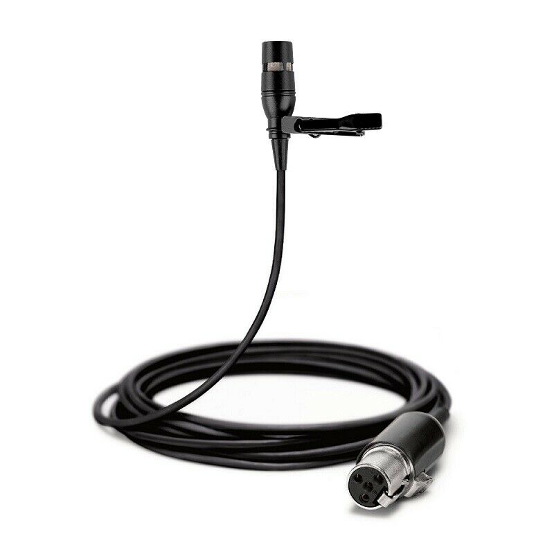Lavalier Microphone Clip-on Lapel mic for Shure Wireless Unidirectional Vocals