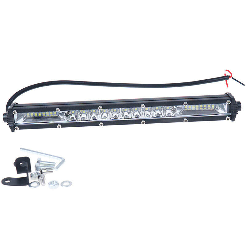 12inch 78W LED Work Light Bar Combo Spot Flood Driving Off Road SUV Bo TyR Qx