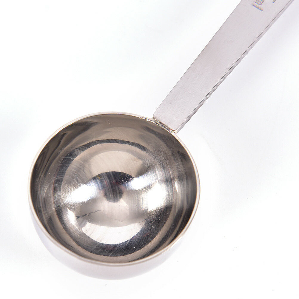 Coffee Measure Spoon Tablespoon Stainless Steel Scoop Coffee Tea Baking Su.l8