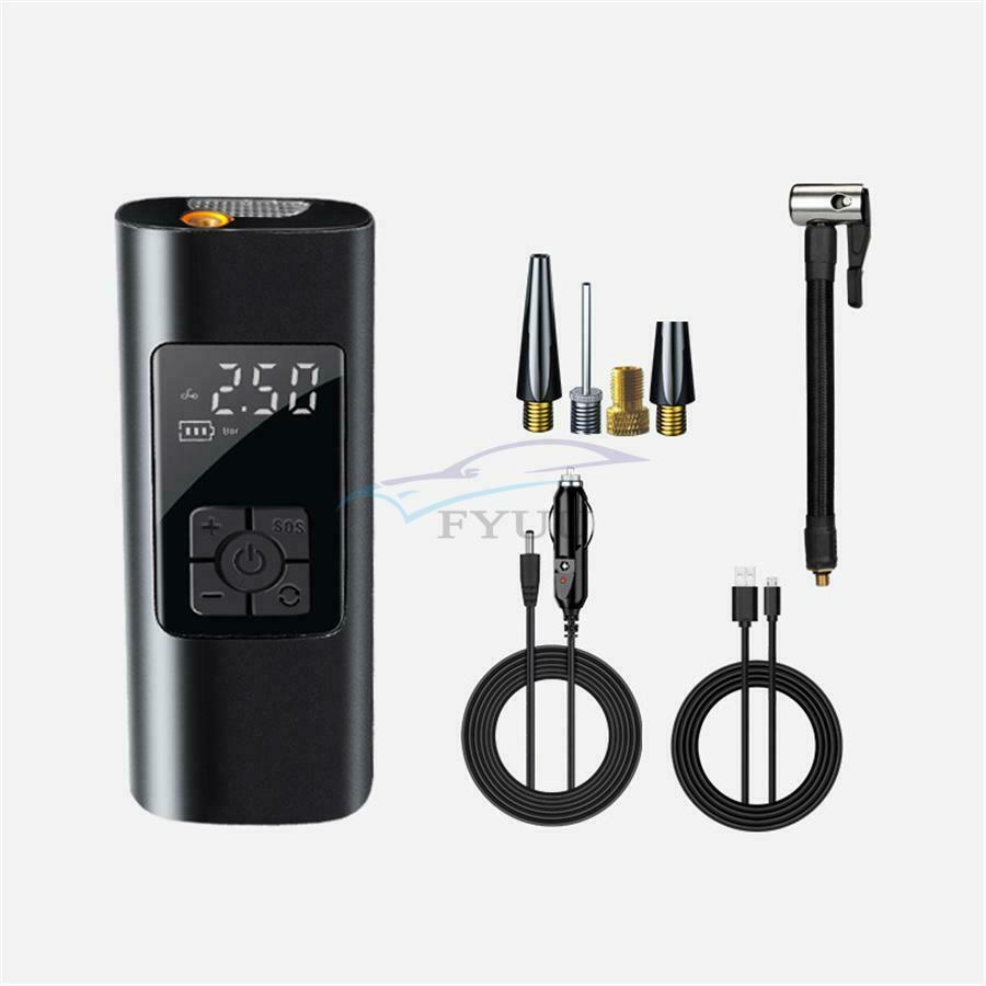 1 Set DC 12V 140psi Portable Electric Digital Display Car Air Pump Mini Inflator