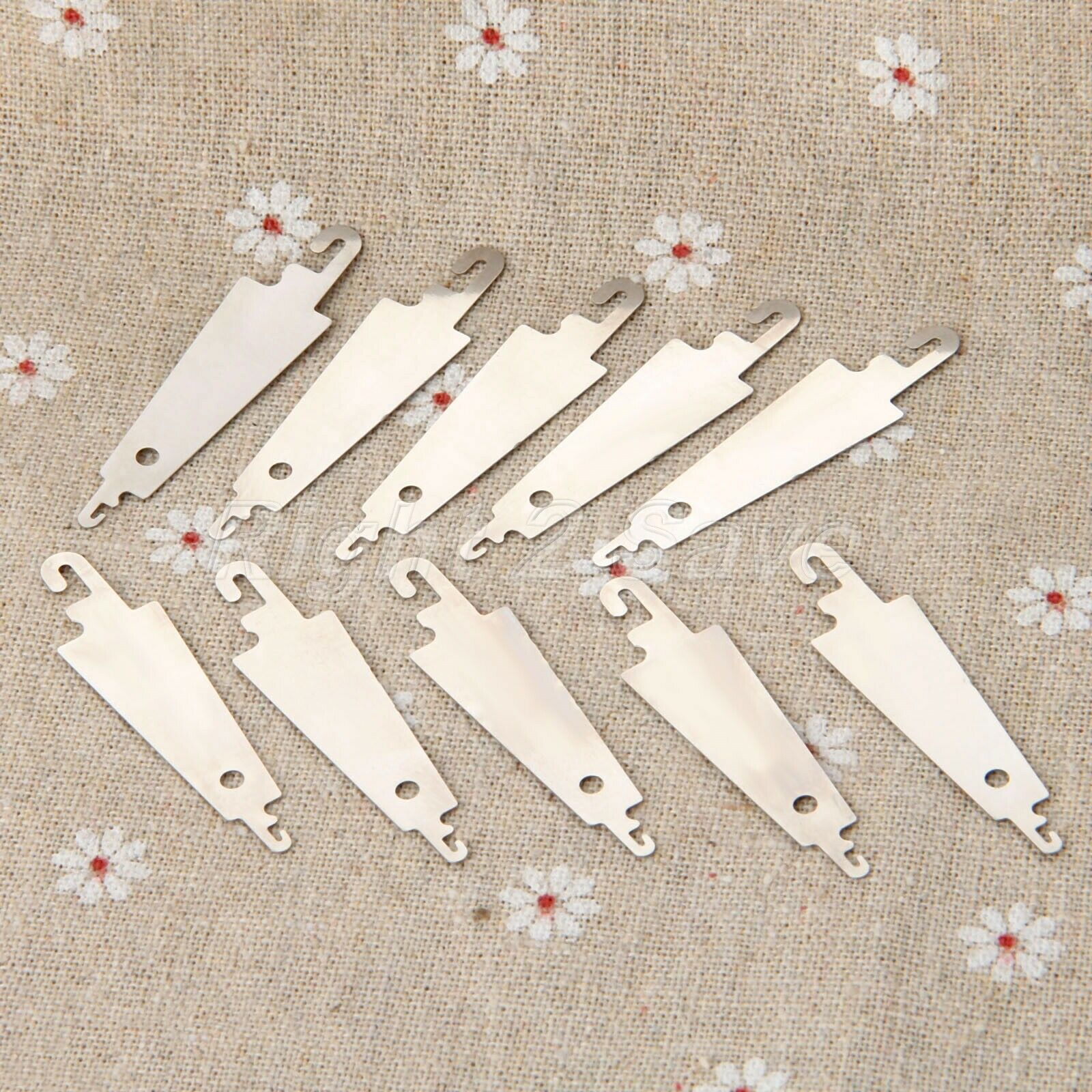 10pcs Stainless Steel Hook Needle Threader For Hand Sew Embroidery Cross Stitch