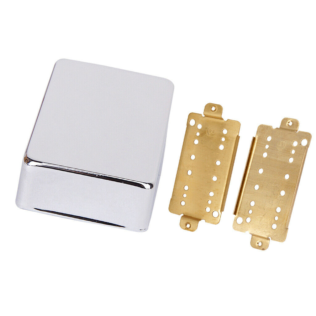 2x 52mm Guitar Humbucker Pickup Baseplates with Humbucker Pickup Cover