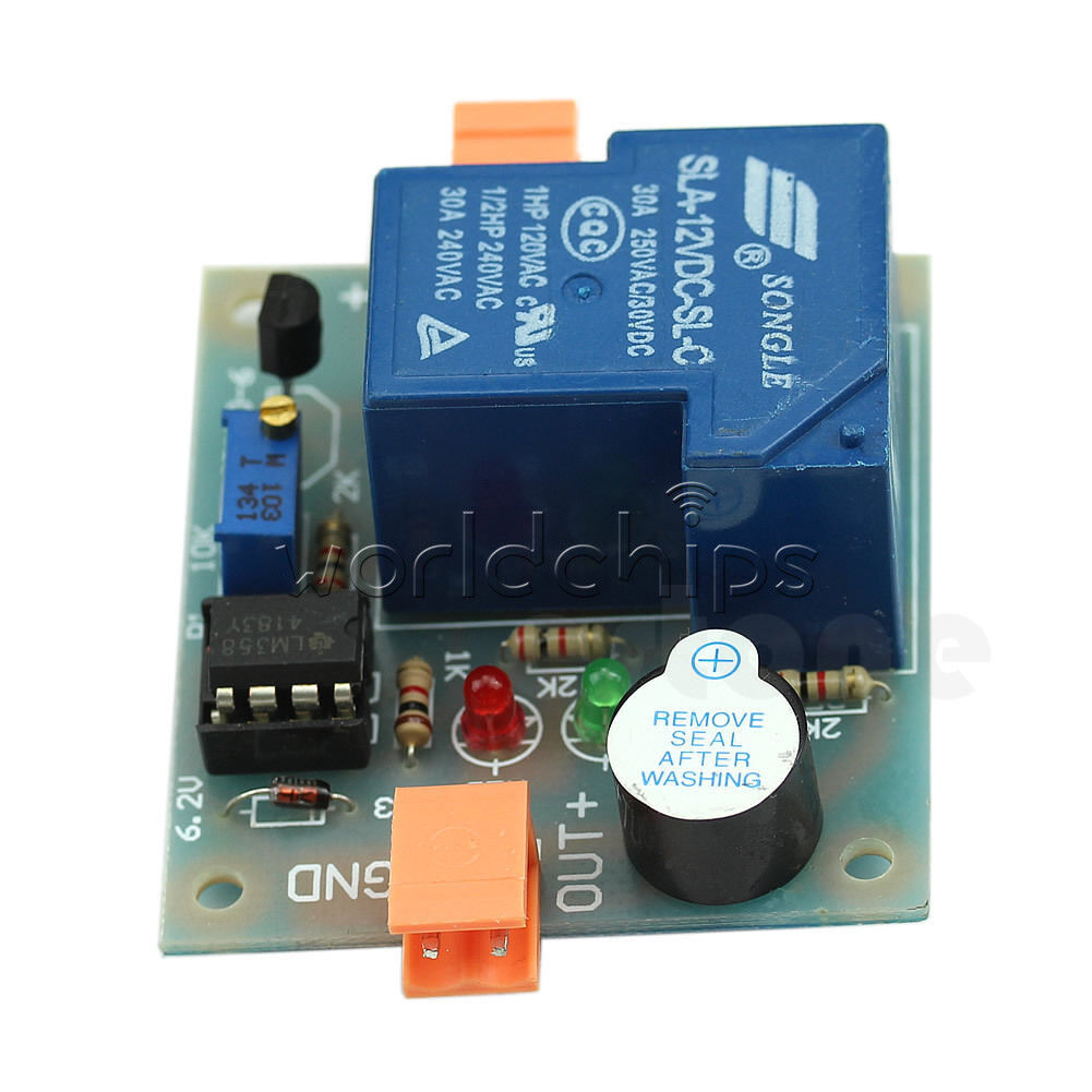 Accumulator Sound Light Alarm Prevent Over Discharge Controller 12V Low Voltage