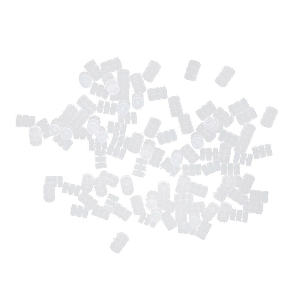 100pcs Bicycle Inner Cable Clear Rubber Donuts White O-Ring Bike Repair Lot