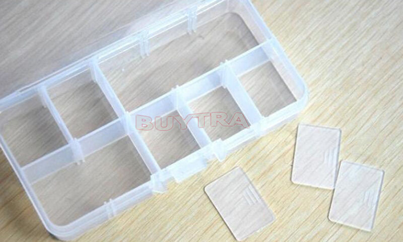 10 Slots Storage Box Adjustable Jewelry Novelty  Chic Craft Organizer Bead.l8