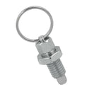Index Plunger With Ring Pull Spring Loaded Lock Pin M6-3 Stainless Steel